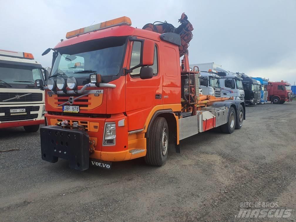 Volvo FM 380 Containertrucks met kabelsysteem