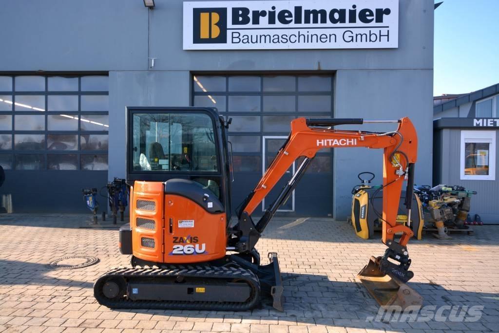 Hitachi ZX 26 U-6 Minigraafmachines < 7t