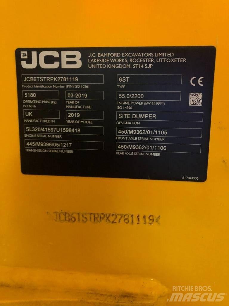 JCB 6 ST Mini Dumpers