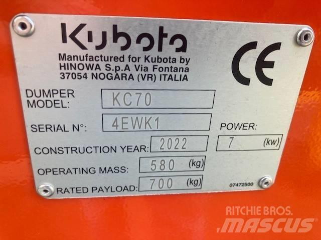 Kubota KC 70 H-4 Mini Dumpers