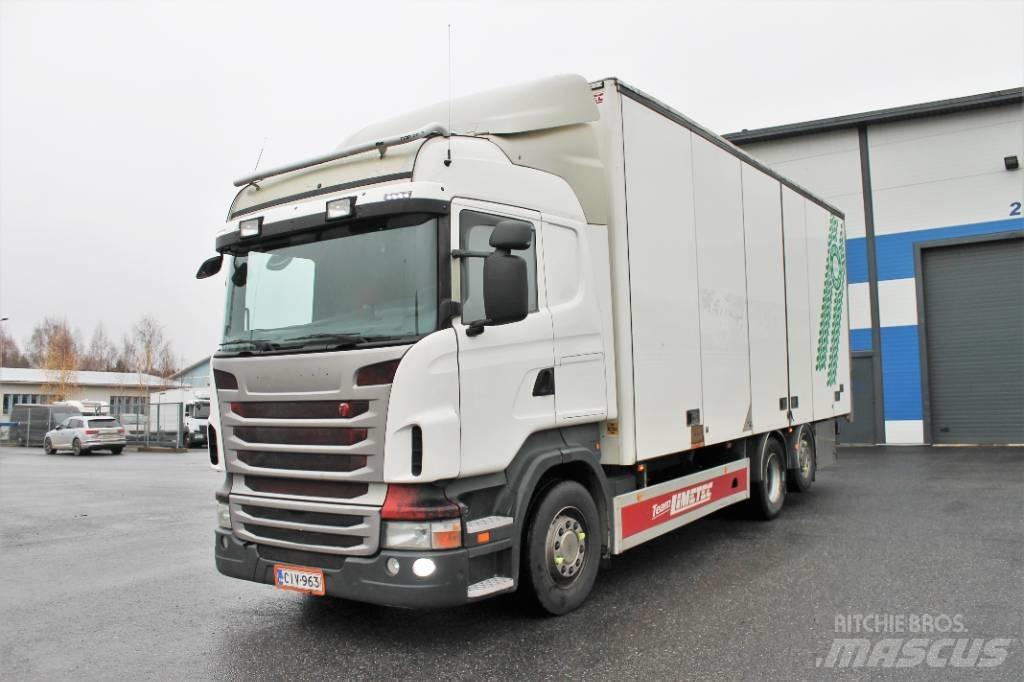 Scania R480 6x2 Bakwagens met gesloten opbouw