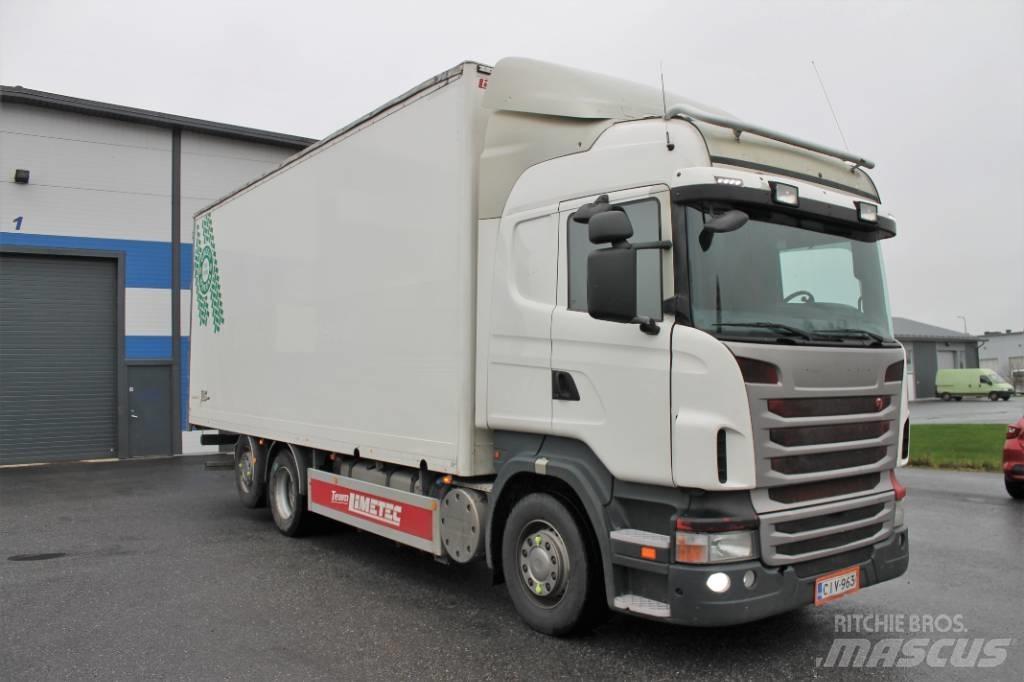 Scania R480 6x2 Bakwagens met gesloten opbouw