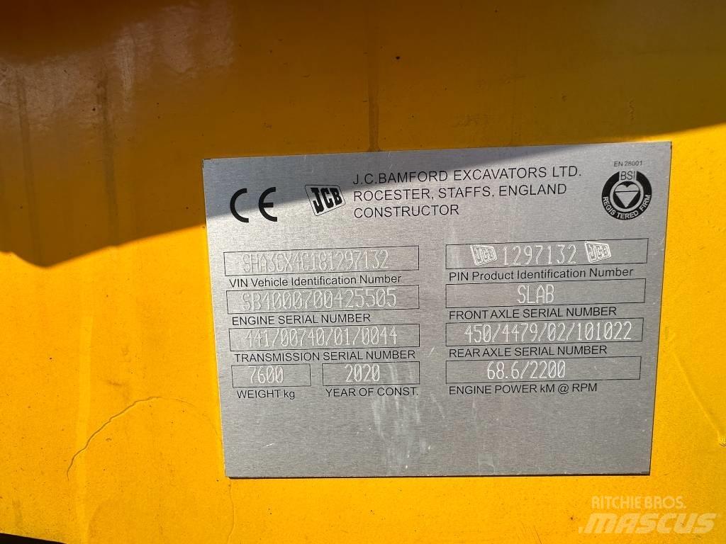 JCB 3 CX Graaf-laadcombinaties