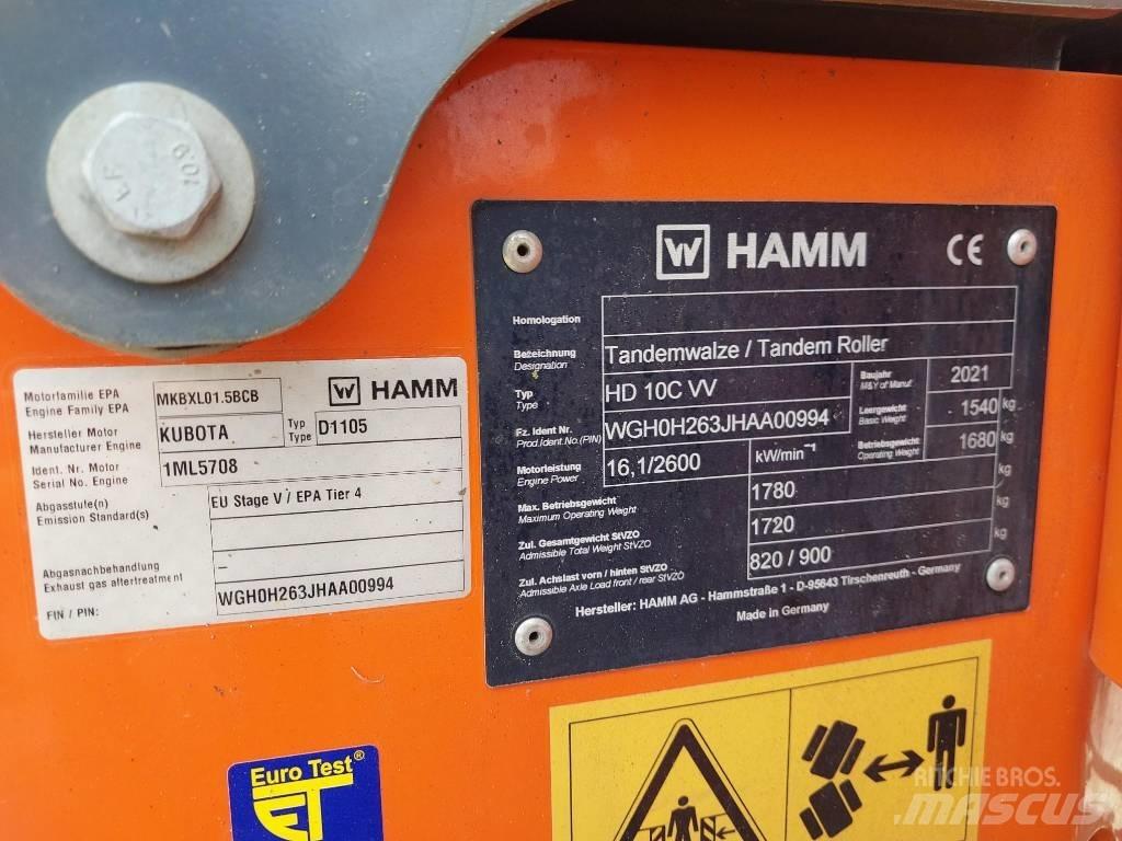 Hamm HD 10 C VV Trilmachines
