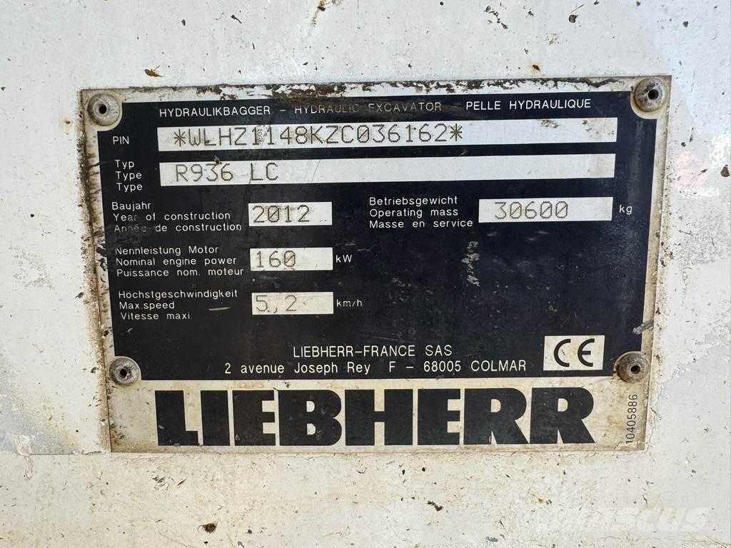 Liebherr R936 LC Rupsgraafmachines