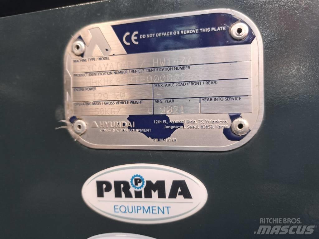 Hyundai HW140A Wielgraafmachines