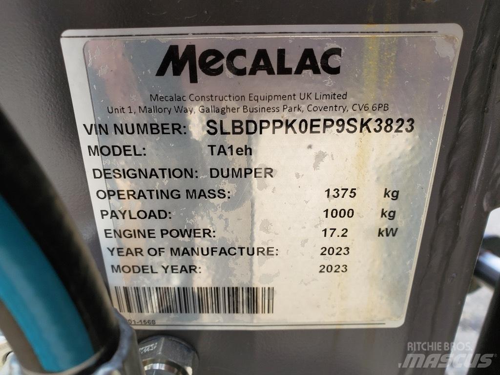 Mecalac TA1EH Mini Dumpers