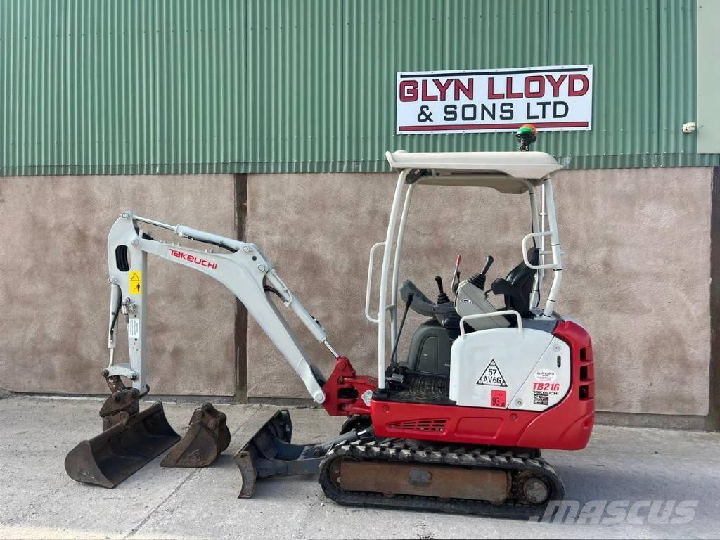 Takeuchi TB 216 Minigraafmachines < 7t