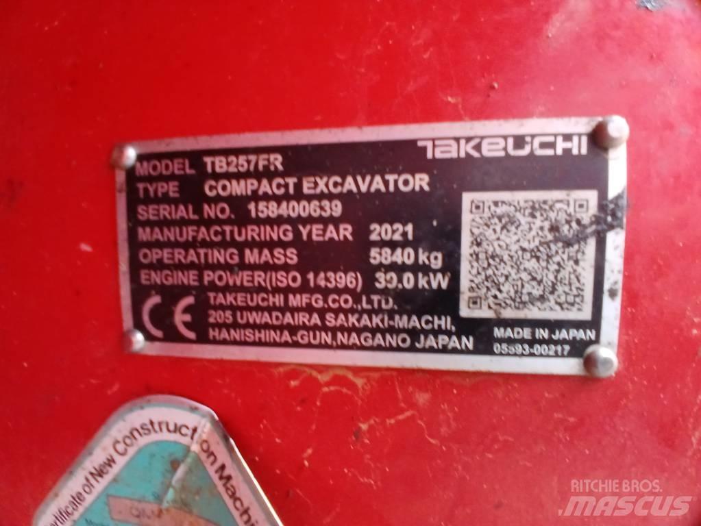 Takeuchi TB 257 FR Minigraafmachines < 7t