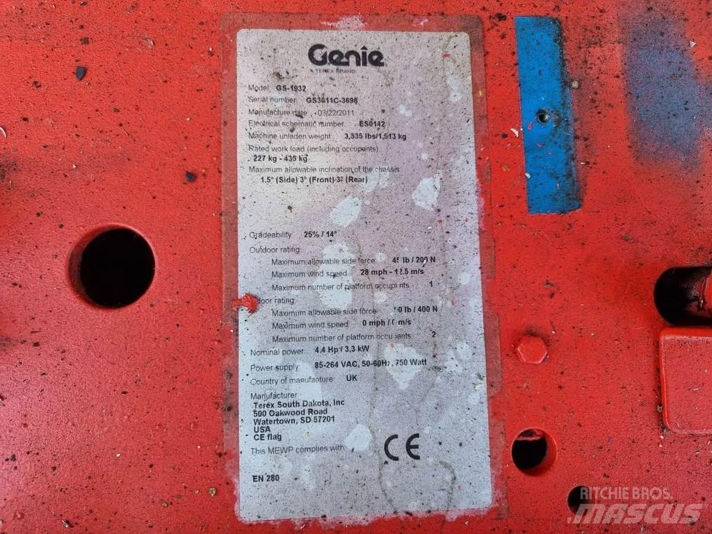 Genie GS1932 Schaarhoogwerkers