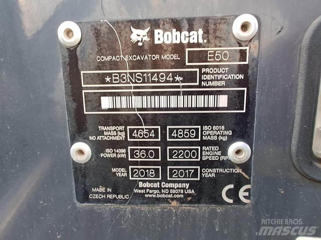 Bobcat E50 Minigraafmachines < 7t