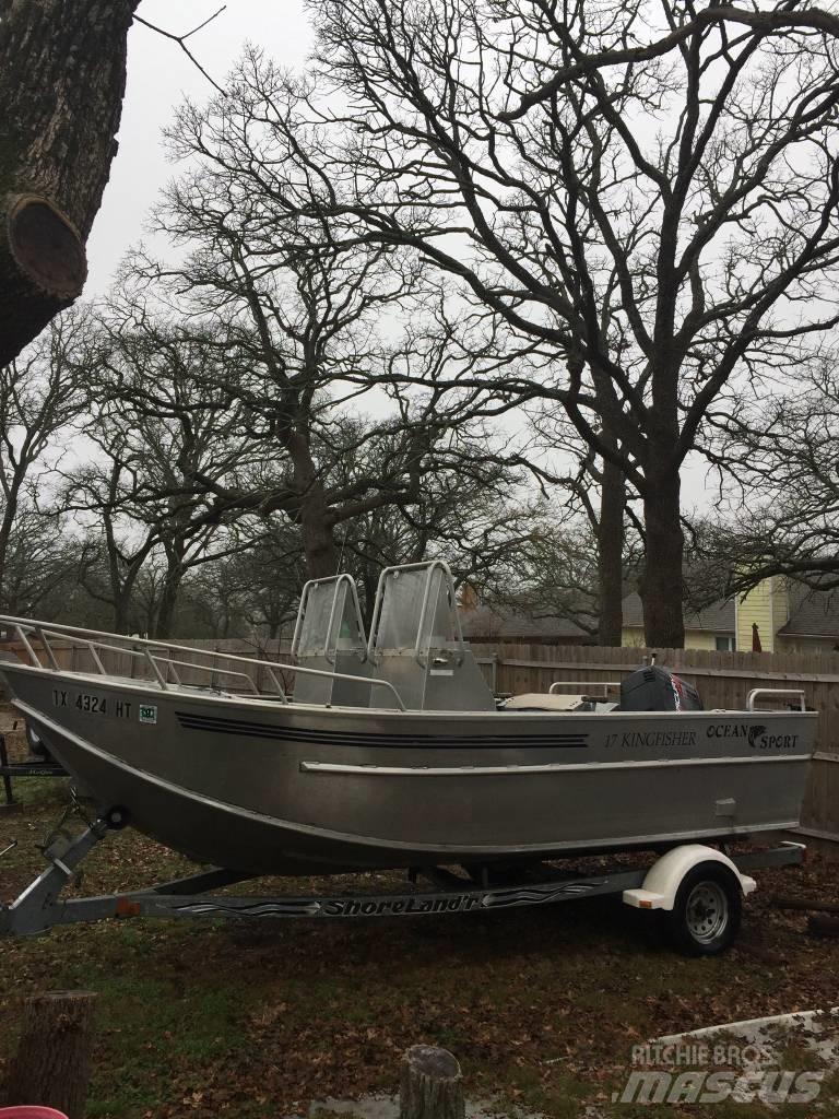  Kingfisher 17' Werkboten en pontons