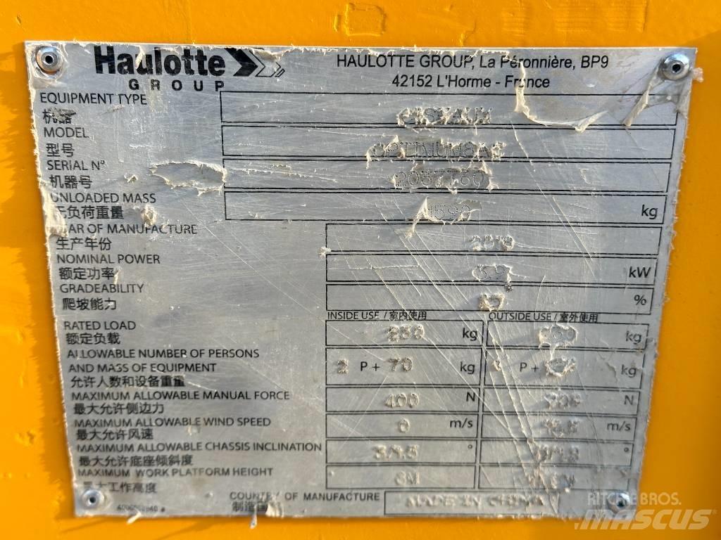 Haulotte OPTIMUM 8 Schaarhoogwerkers