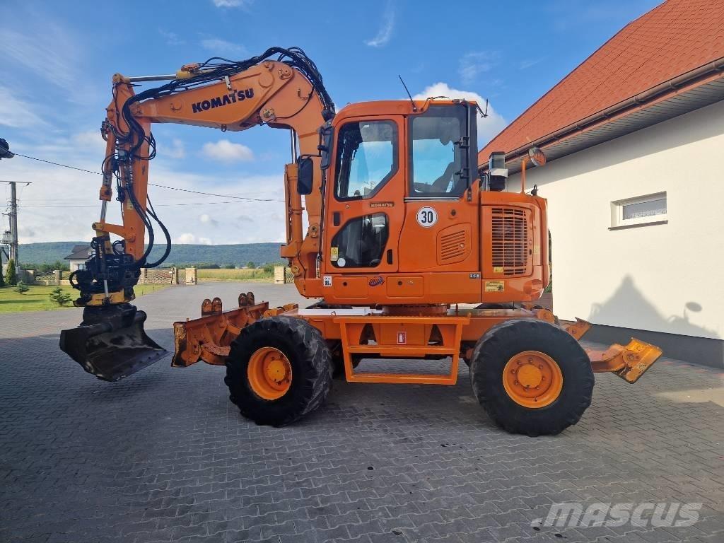 Komatsu PW110 Wielgraafmachines