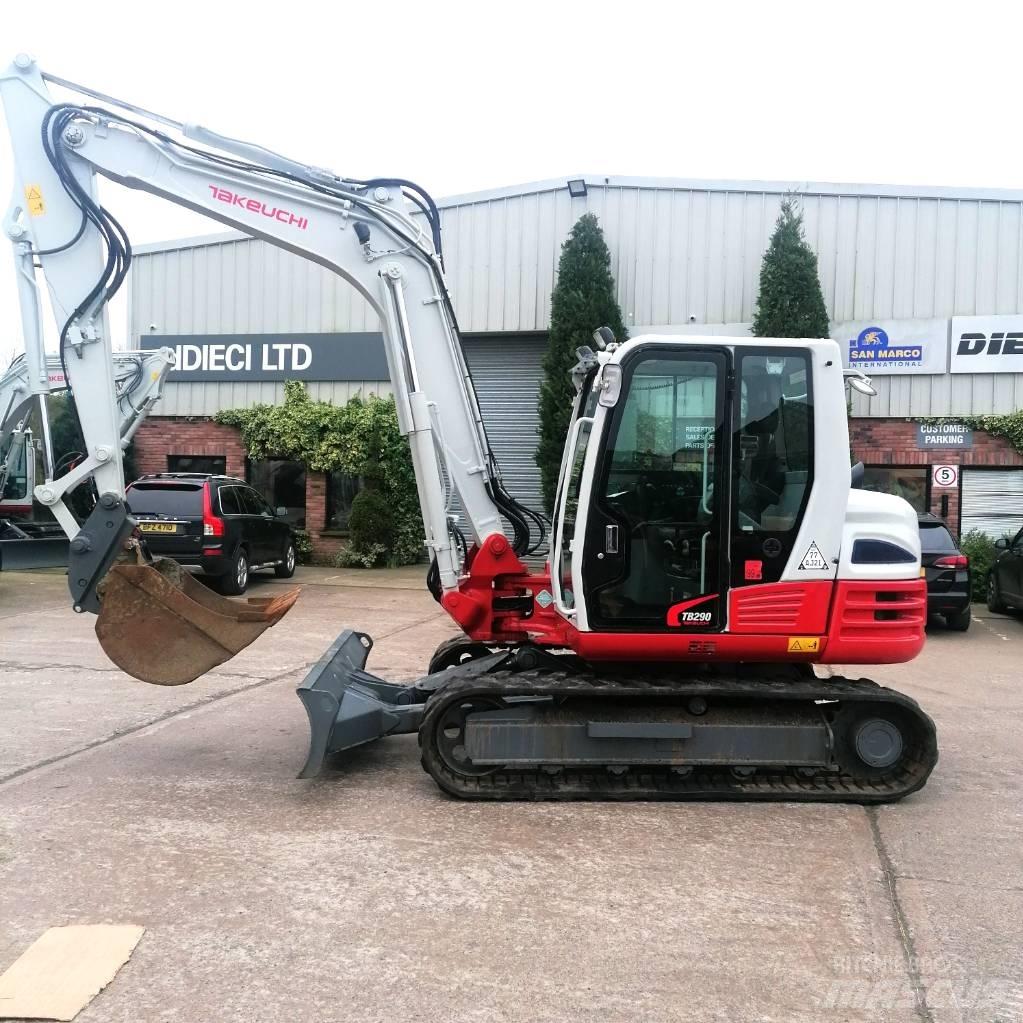 Takeuchi TB290 Midigraafmachines 7t - 12t