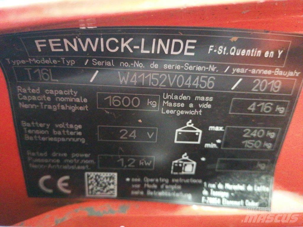 Linde T16L Electro-pallettrucks