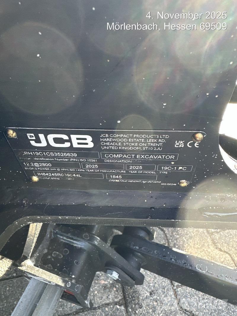 JCB 19C-1 Minigraafmachines < 7t