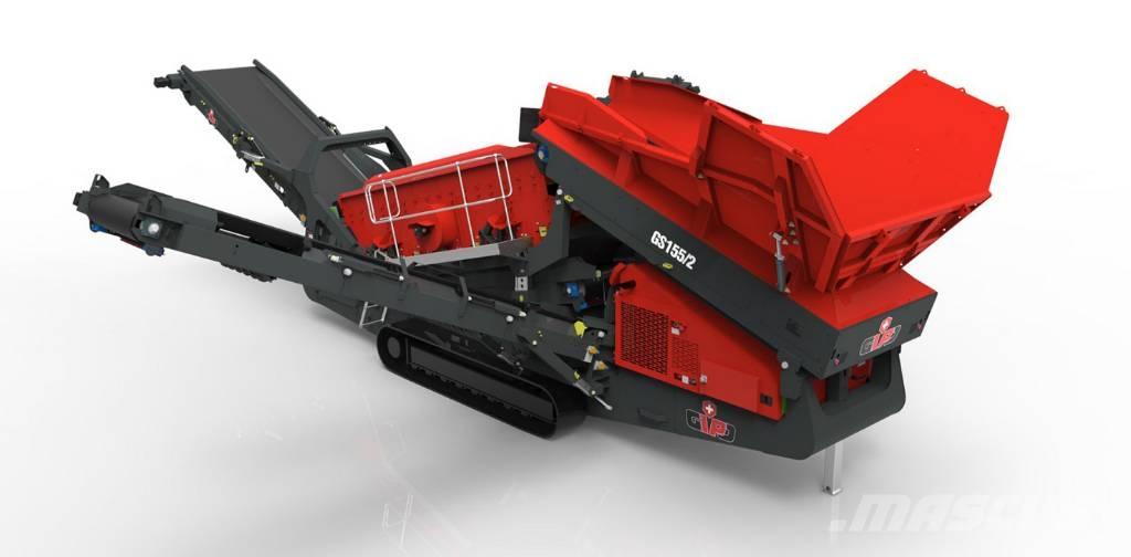 GIPO GS155/2 Mobiele zeefinstallaties