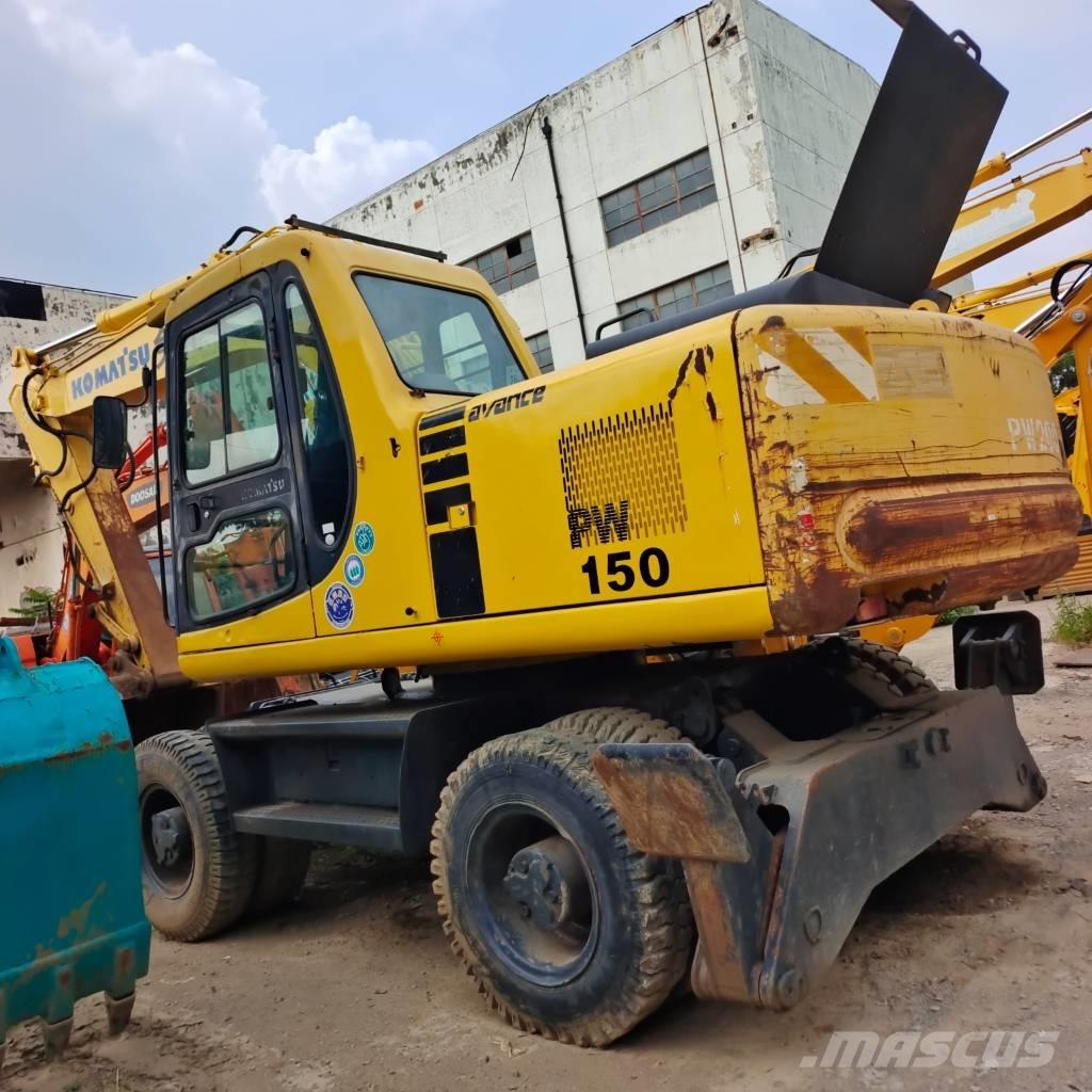 Komatsu PW 150 Wielgraafmachines