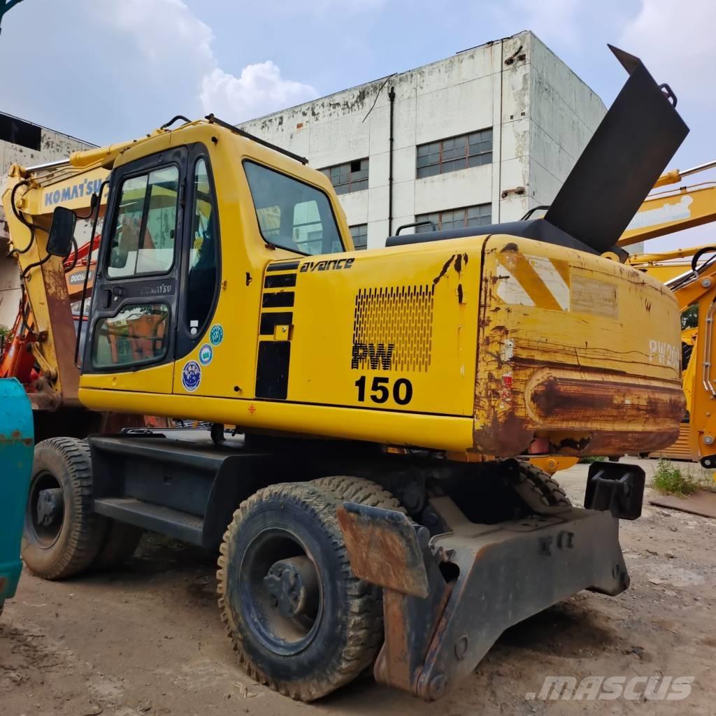 Komatsu PW 150 Wielgraafmachines