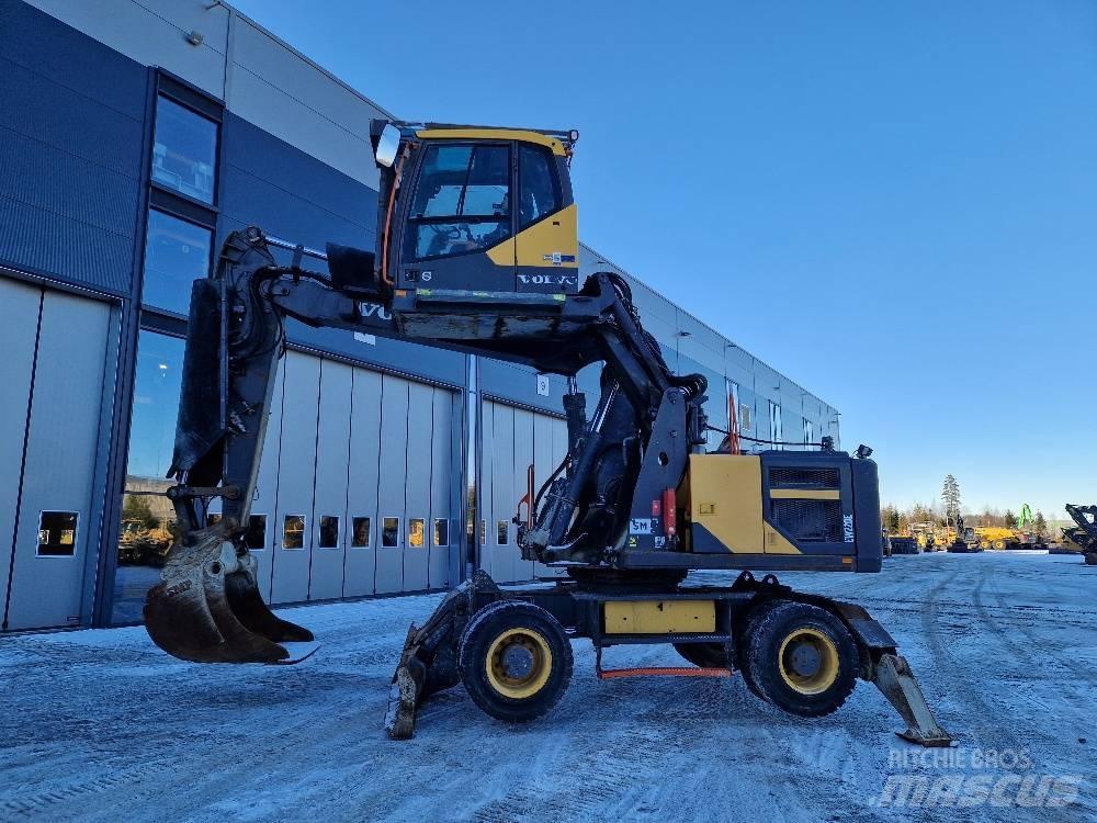 Volvo EW220E Wielgraafmachines