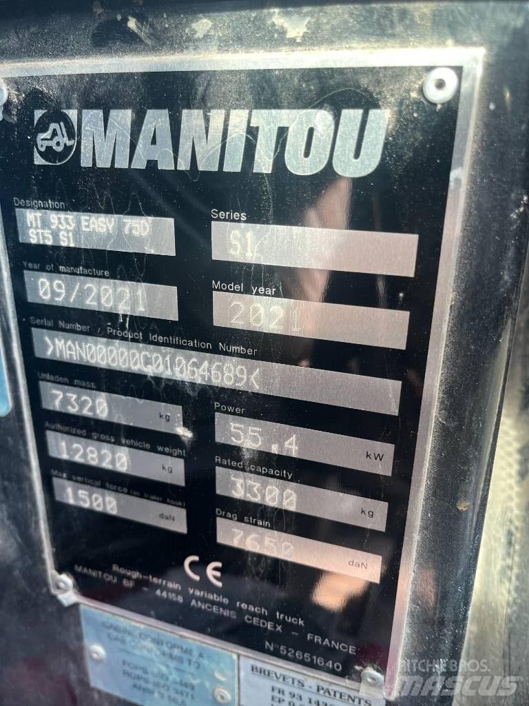 Manitou 933 Verreikers