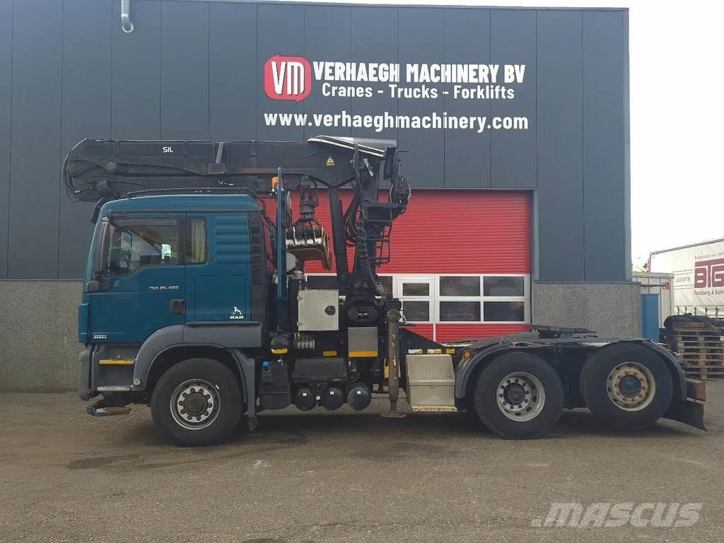 MAN TGA 26.480 Hout-Bakwagens