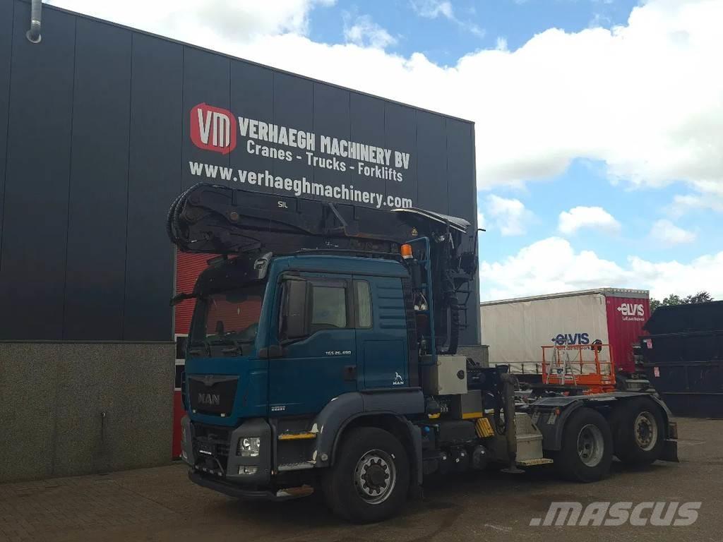 MAN TGA 26.480 Hout-Bakwagens