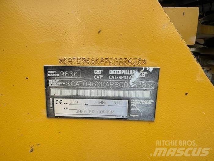 CAT 966K Wielladers