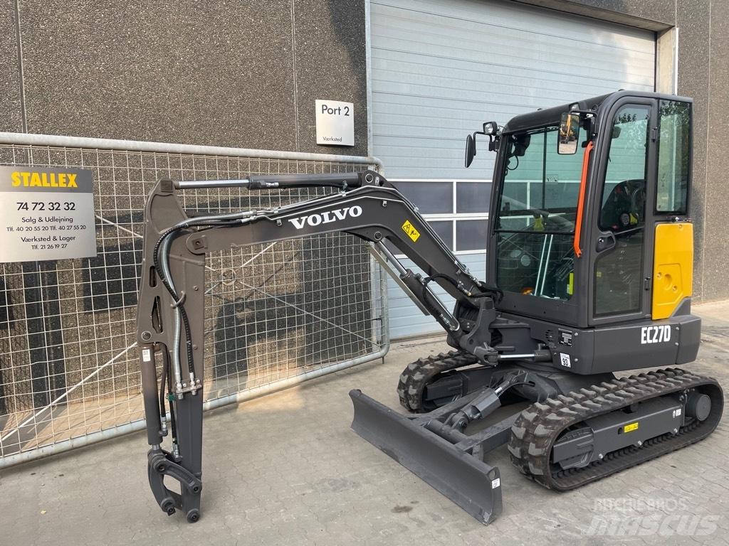 Volvo EC27D Minigraafmachines < 7t
