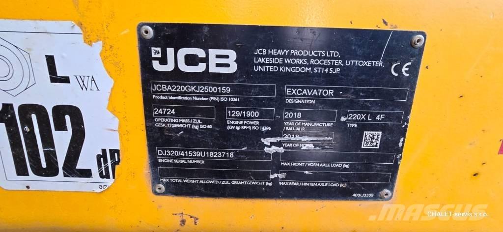 JCB 220 XL 4F Rupsgraafmachines