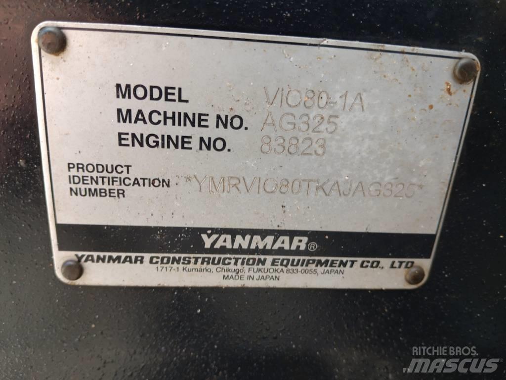 Yanmar ViO80-1a Rupsgraafmachines