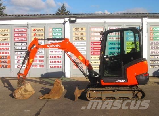 Kubota KX027-4 Minigraafmachines < 7t