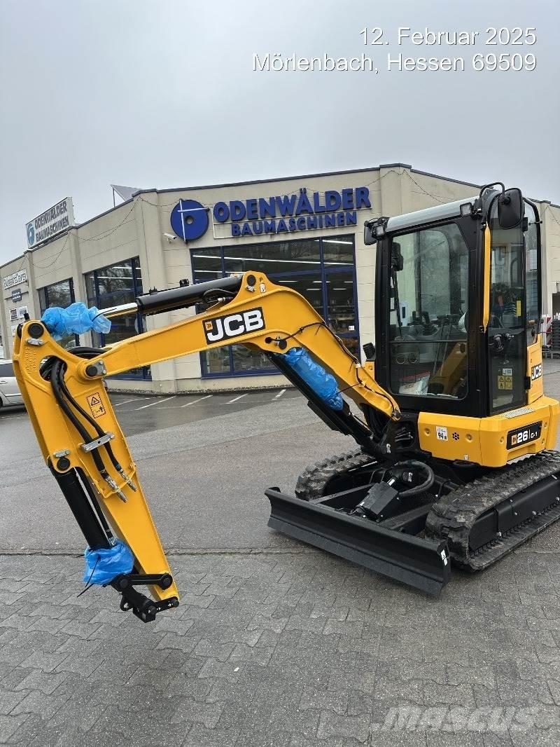 JCB 26C-1 Minigraafmachines < 7t