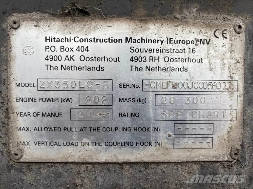 Hitachi ZX350LC-3 Rupsgraafmachines