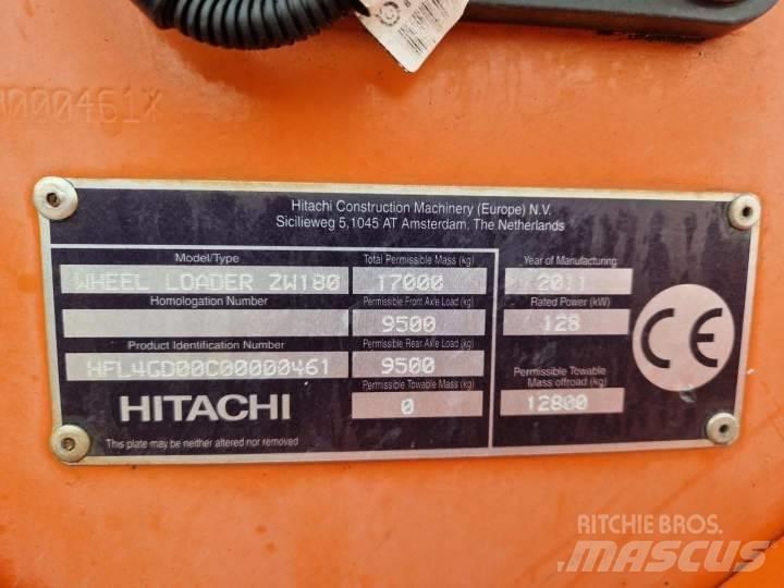 Hitachi ZW 180 Wielladers