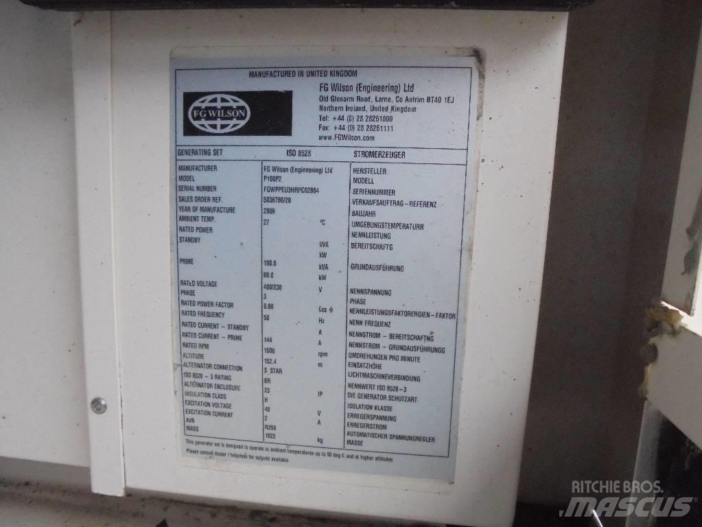 Wilson P100 P2 Diesel generatoren