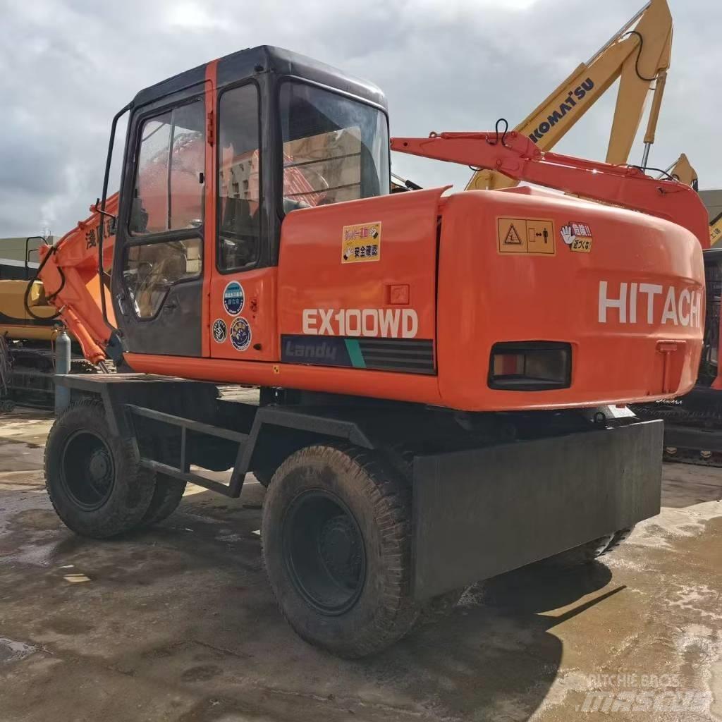 Hitachi EX 100 W D Wielgraafmachines
