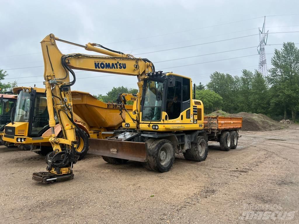 Komatsu PW 148 Wielgraafmachines