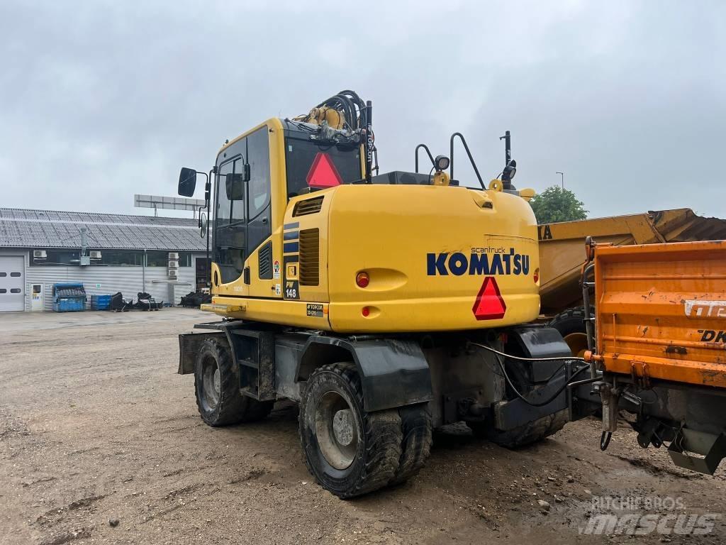 Komatsu PW 148 Wielgraafmachines