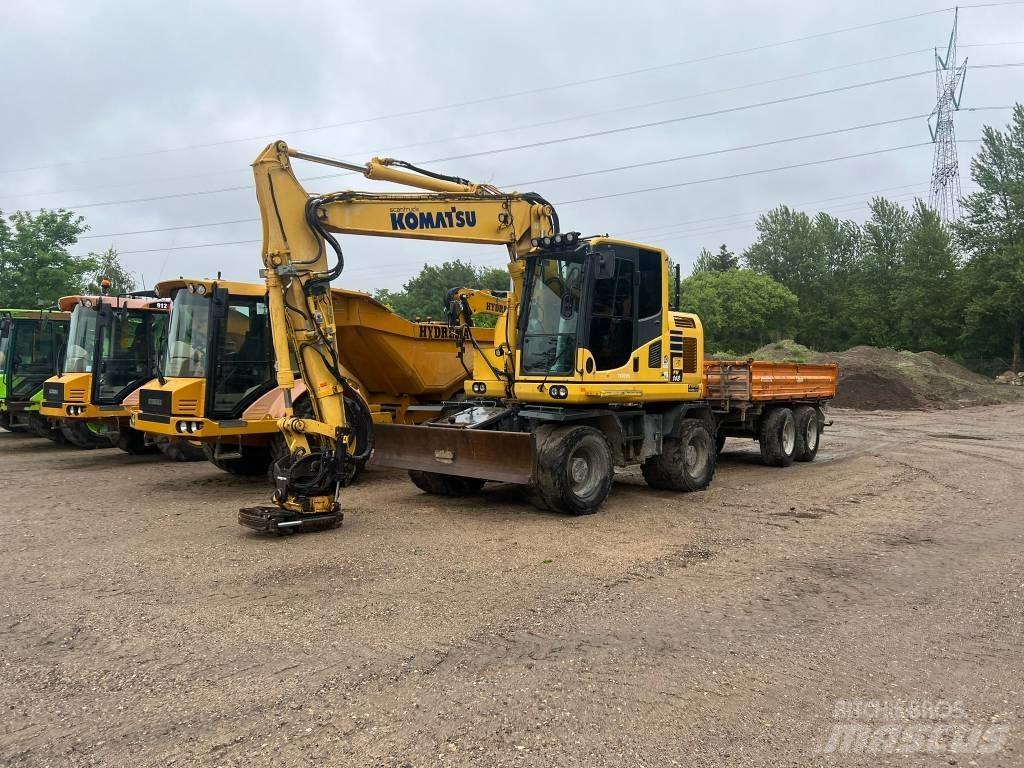 Komatsu PW 148 Wielgraafmachines