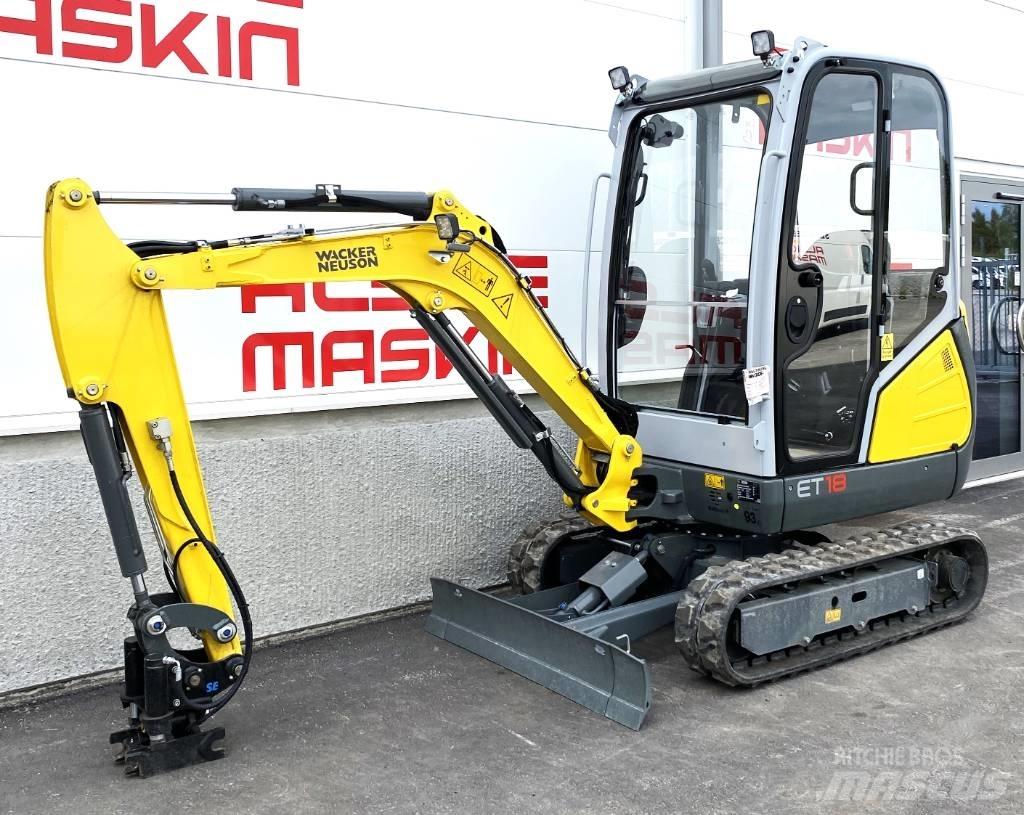Wacker Neuson ET 18 Minigraafmachines < 7t