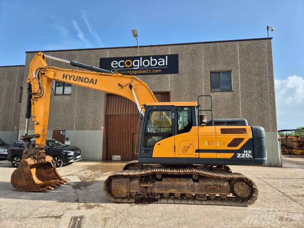 Hyundai HX 220 L Rupsgraafmachines