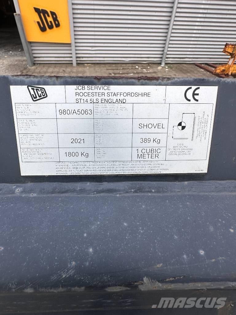 JCB Læsseskovl - 226cm Bakken