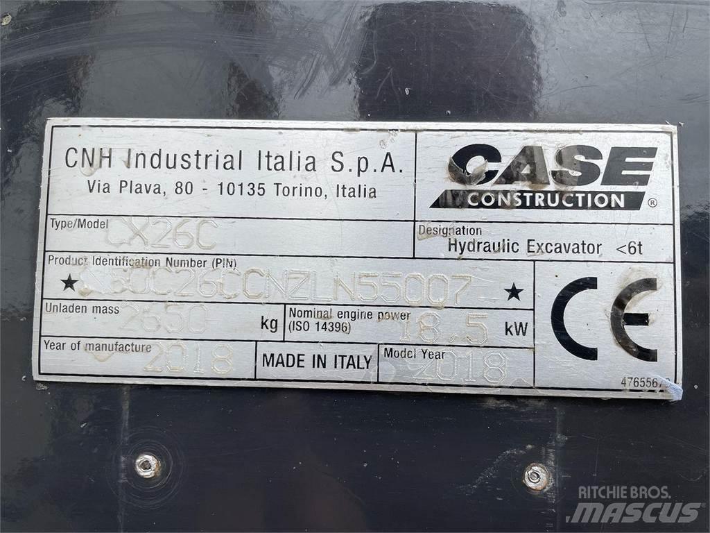 CASE CX26C Wielgraafmachines