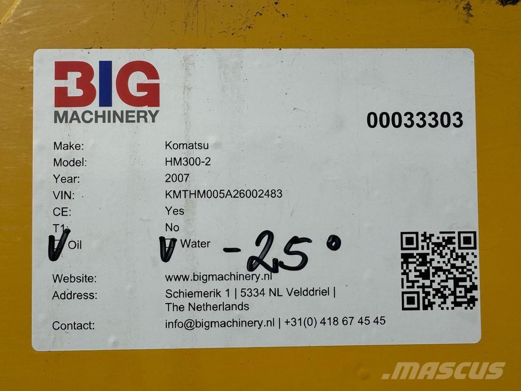 Komatsu HM300-2 Knik dumptrucks