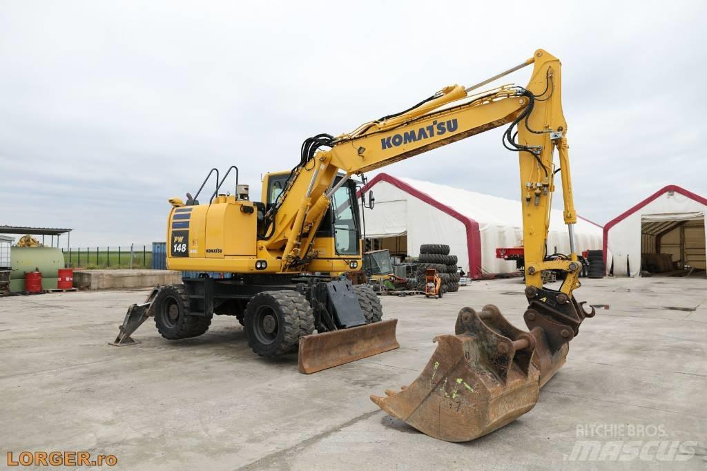 Komatsu PW 148-10 Wielgraafmachines