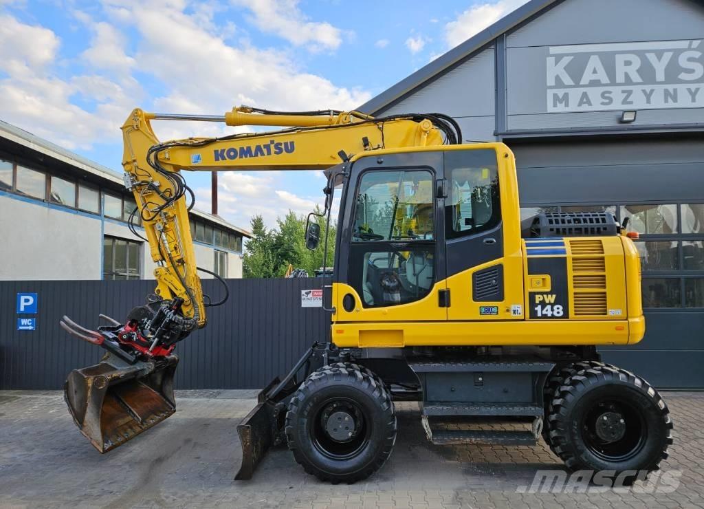 Komatsu PW 148-8 Wielgraafmachines