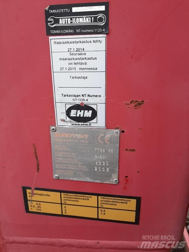 Scania R 124 Vlakke laadvloer met kraan