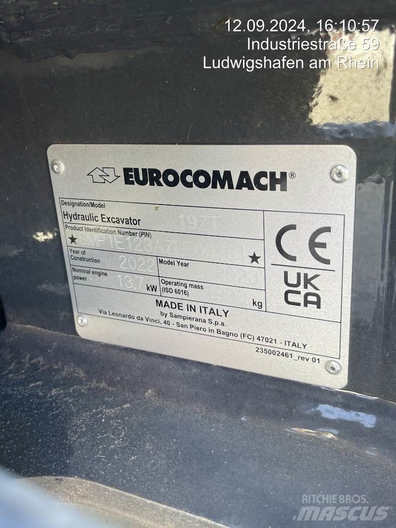 Eurocomach 19ZT Minigraafmachines < 7t